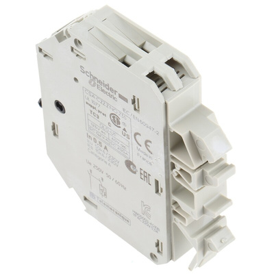 Schneider Electric Thermal Circuit Breaker - GB2 1P + N Pole 250V ac Voltage Rating DIN Rail Mount, 500mA Current Rating