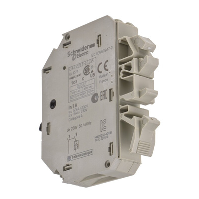 Schneider Electric Thermal Circuit Breaker - GB2 1P + N Pole 250V ac Voltage Rating DIN Rail Mount, 1A Current Rating
