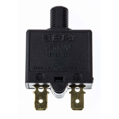 ETA Thermal Circuit Breaker - 1658 Single Pole 250V Voltage Rating Panel Mount, 16A Current Rating