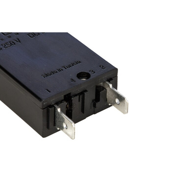 ETA Thermal Circuit Breaker - 2-5700 Single Pole 250V Voltage Rating Panel Mount, 15A Current Rating