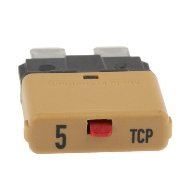 Phoenix Contact Thermal Circuit Breaker - TCP5/DC32V Single Pole 32V dc Voltage Rating, 5A Current Rating