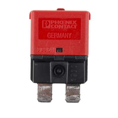 Phoenix Contact Thermal Circuit Breaker - TCP 10/DC32V Single Pole 32V dc Voltage Rating, 10A Current Rating