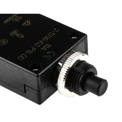 ETA Thermal Circuit Breaker - 2 5700 Single Pole 250V Voltage Rating Panel Mount, 10A Current Rating