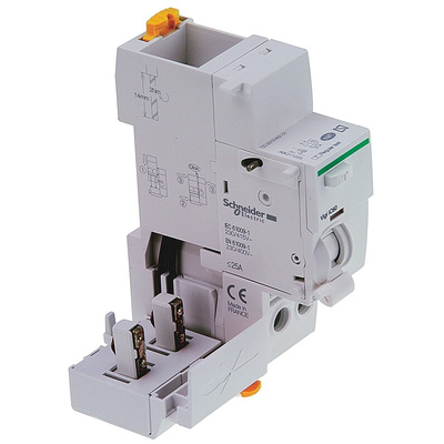 Schneider Electric iC60 RCD, 25A, 2 Pole, 30mA, Type AC, 230 → 240V ac