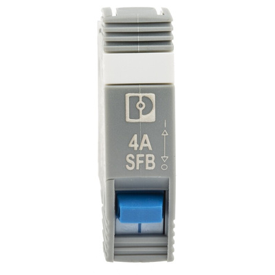 Phoenix Contact TRABTECH Thermal Circuit Breaker - CB TM1 4A SFB P Single Pole, 4A Current Rating