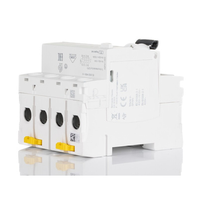 Schneider Electric iID RCCB, 63A, 4 Pole, 30mA, 500V