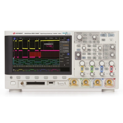 Keysight Technologies DSOX3054A Bench Digital Storage Oscilloscope, 500MHz, 4 Channels With UKAS Calibration
