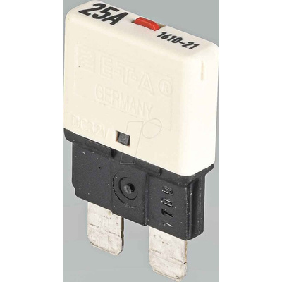 ETA Thermal Circuit Breaker - 1610 Single Pole 32V dc Voltage Rating, 25A Current Rating