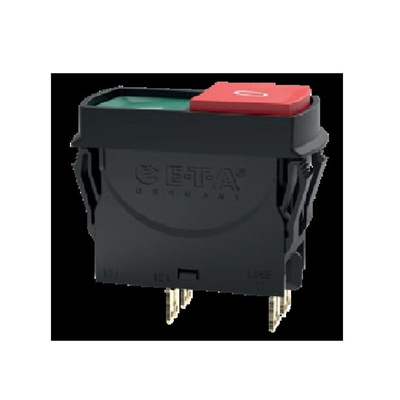 ETA Thermal Circuit Breaker - 3120-N 2 Pole 50 V DC, 240 V AC Voltage Rating, 15A Current Rating