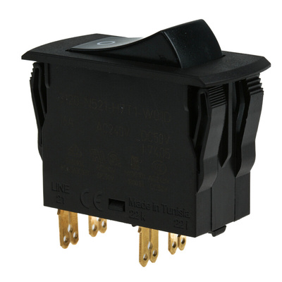ETA Thermal Circuit Breaker - 3120-N 2 Pole 50 V DC, 240 V AC Voltage Rating, 16A Current Rating