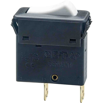 ETA Thermal Circuit Breaker - 3130 Single Pole 240V Voltage Rating Snap In, 8A Current Rating