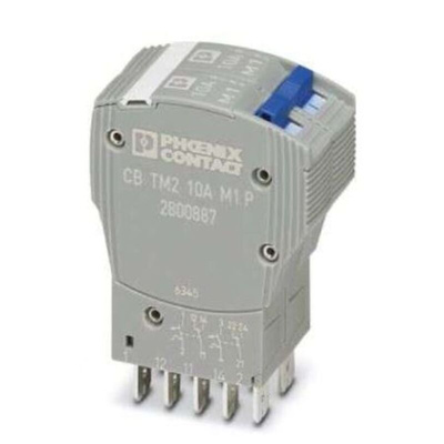 Phoenix Contact Thermomagnetic Device Circuit Breaker Thermal Circuit Breaker - CB 2 Pole 80V dc Voltage Rating, 10A