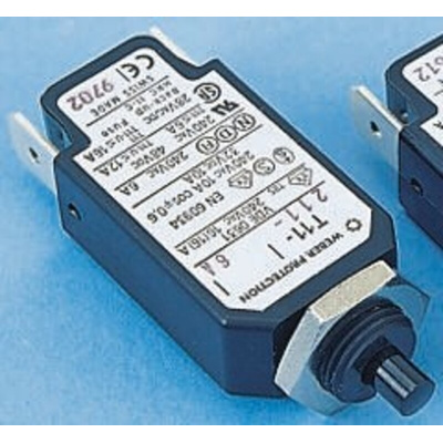 Schurter Thermal Circuit Breaker - T11 Single Pole 240V ac Voltage Rating, 4A Current Rating