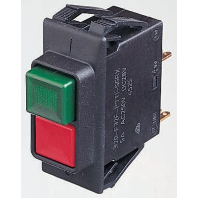ETA Thermal Circuit Breaker - 3120 2 Pole Snap In, 5A Current Rating