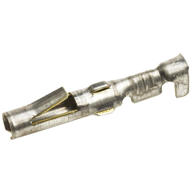 TE Connectivity Commercial MATE-N-LOK Series Crimp Terminal, Female, 0.2mm² to 0.8mm², 24AWG to 18AWG, Tin Plating
