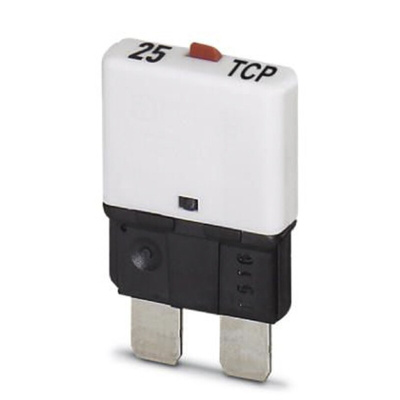 Phoenix Contact Thermal Circuit Breaker - TCP 25/DC32V Single Pole 32V dc Voltage Rating, 25A Current Rating