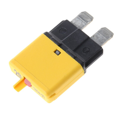 ETA Thermal Circuit Breaker - 1616 Single Pole 32V Voltage Rating, 20A Current Rating
