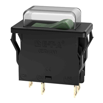 ETA Thermal Circuit Breaker - 3120-F 2 Pole 240V Voltage Rating Snap In, 12A Current Rating