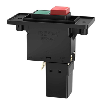 ETA Thermal Circuit Breaker - 3120 2 Pole Snap In, 15A Current Rating
