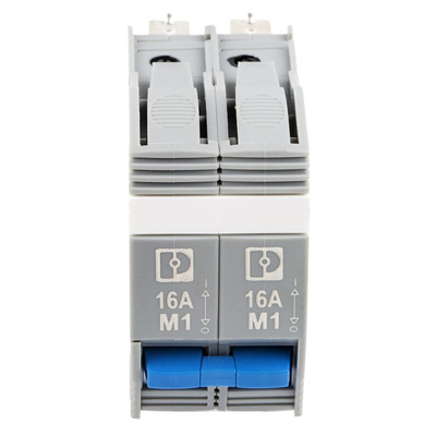 Phoenix Contact TRABTECH Thermal Circuit Breaker - CB TM2 16A M1 P 2 Pole, 16A Current Rating