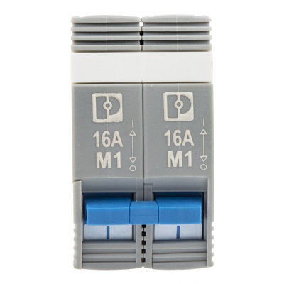Phoenix Contact TRABTECH Thermal Circuit Breaker - CB TM2 16A M1 P 2 Pole, 16A Current Rating