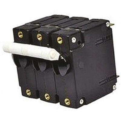 TE Connectivity Thermal Circuit Breaker - W69 3 Pole 277V ac Voltage Rating, 20A Current Rating