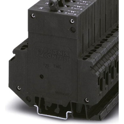 Phoenix Contact Thermal Circuit Breaker - TMC 1 Single Pole 65 V dc, 250V ac Voltage Rating DIN Rail Mount, 4A Current