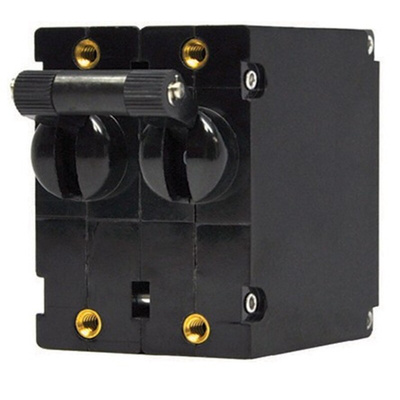 Carling Technologies Thermal Circuit Breaker - B 2 Pole 277V Voltage Rating Panel Mount, 15A Current Rating