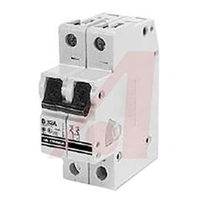 Altech Thermal Circuit Breaker - V-EA 2 Pole 480Y/277V Voltage Rating DIN Rail Mount, 2A Current Rating