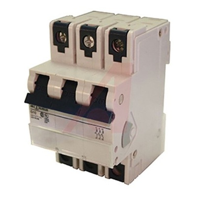 Altech Thermal Circuit Breaker - V-EA 3 Pole 480Y/277V Voltage Rating DIN Rail Mount, 50A Current Rating