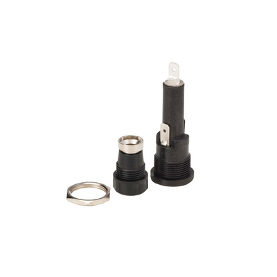 Bulgin 13A Panel Mount Fuse Holder for 6.3 x 32mm Fuse, 1P, 250V ac