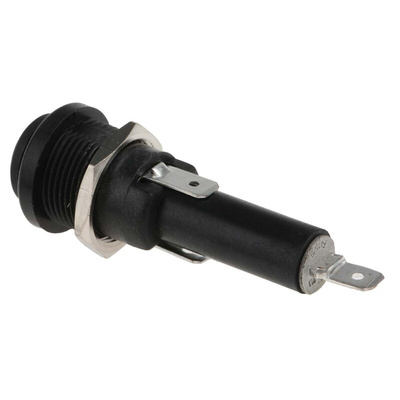 Bulgin 13A Panel Mount Fuse Holder for 6.3 x 32mm Fuse, 1P, 250V ac