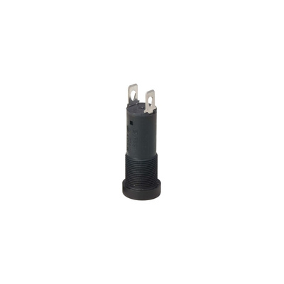 Schurter 10A Panel Mount Fuse Holder for 5 x 20mm Fuse, 1P, 250V ac