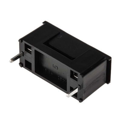 RS PRO 6.3A PCB Mount Fuse Holder for 5 x 20mm Fuse, 250V ac