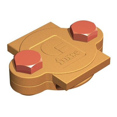 WJ Furse Copper Earth Clamp Max. Conductor Size 26 x 8mm