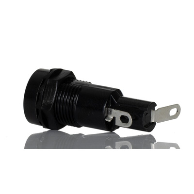 RS PRO 10A Panel Mount Fuse Holder for 5 x 20mm Fuse, 250V ac