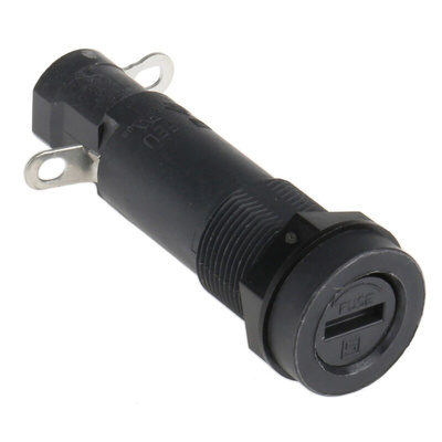Schurter 20A Panel Mount Fuse Holder for 6.3 x 32mm Fuse, 250V ac