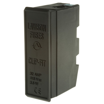 RS PRO 32A Rail Mount Fuse Holder for F1 Fuse, 415V ac