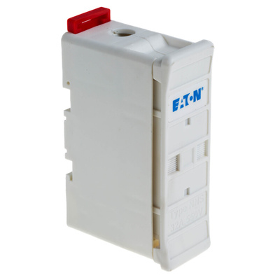 Eaton 32A Rail Mount Fuse Holder for F1 Fuse, 1P, 550V ac