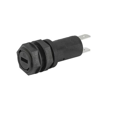 Schurter 10A Fuse Holder for 5 x 20mm Fuse, 1P, 250V ac