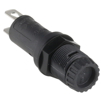Schurter 16A Panel Mount Fuse Holder for 5 x 20mm Fuse, 1P, 250V ac