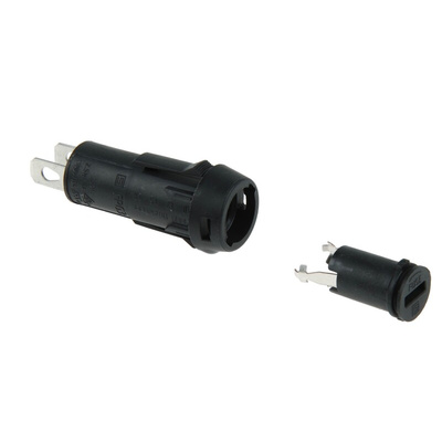 Schurter 16A Panel Mount Fuse Holder for 5 x 20mm Fuse, 1P, 250V ac