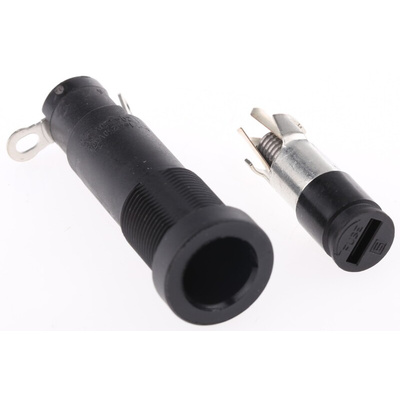 Schurter 20A Panel Mount Fuse Holder for 5 x 20mm Fuse, 250V ac