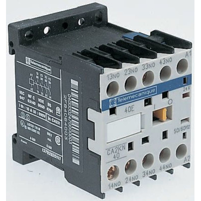 Schneider Electric Control Relay - 1NO/1NC, 10 A Contact Rating