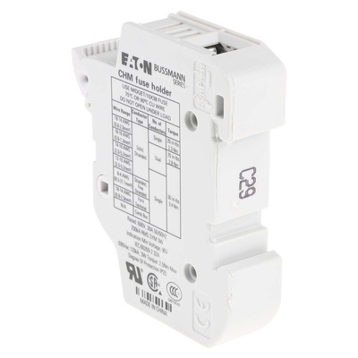 Eaton 32A Rail Mount Fuse Holder for 10 x 38mm Fuse, 1P, 690V ac