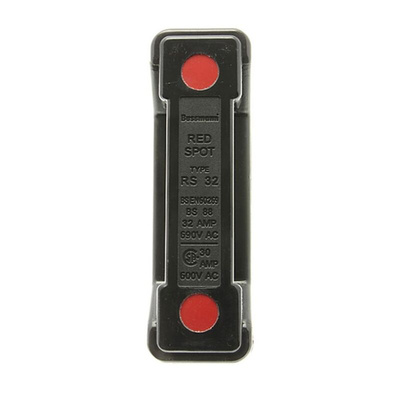 Eaton 32A Rail Mount Fuse Holder for A2 Fuse, 1P, 690V ac