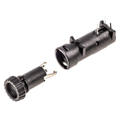 Schurter 10A PCB Mount Fuse Holder for 5 x 20mm Fuse, 250V ac