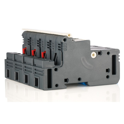 Schneider Electric 125A Rail Mount Fuse Holder for 22 x 58mm Fuse, 3P+N, 690V ac