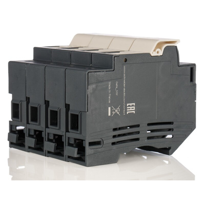 Schneider Electric 25A Rail Mount Fuse Holder for 8 x 31mm Fuse, 3P+N, 500V ac