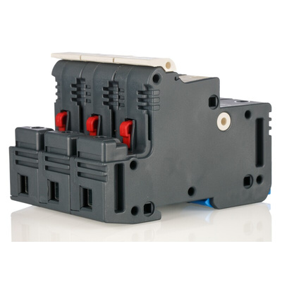 Schneider Electric 50A Rail Mount Fuse Holder for 14 x 51mm Fuse, 3P, 690V ac